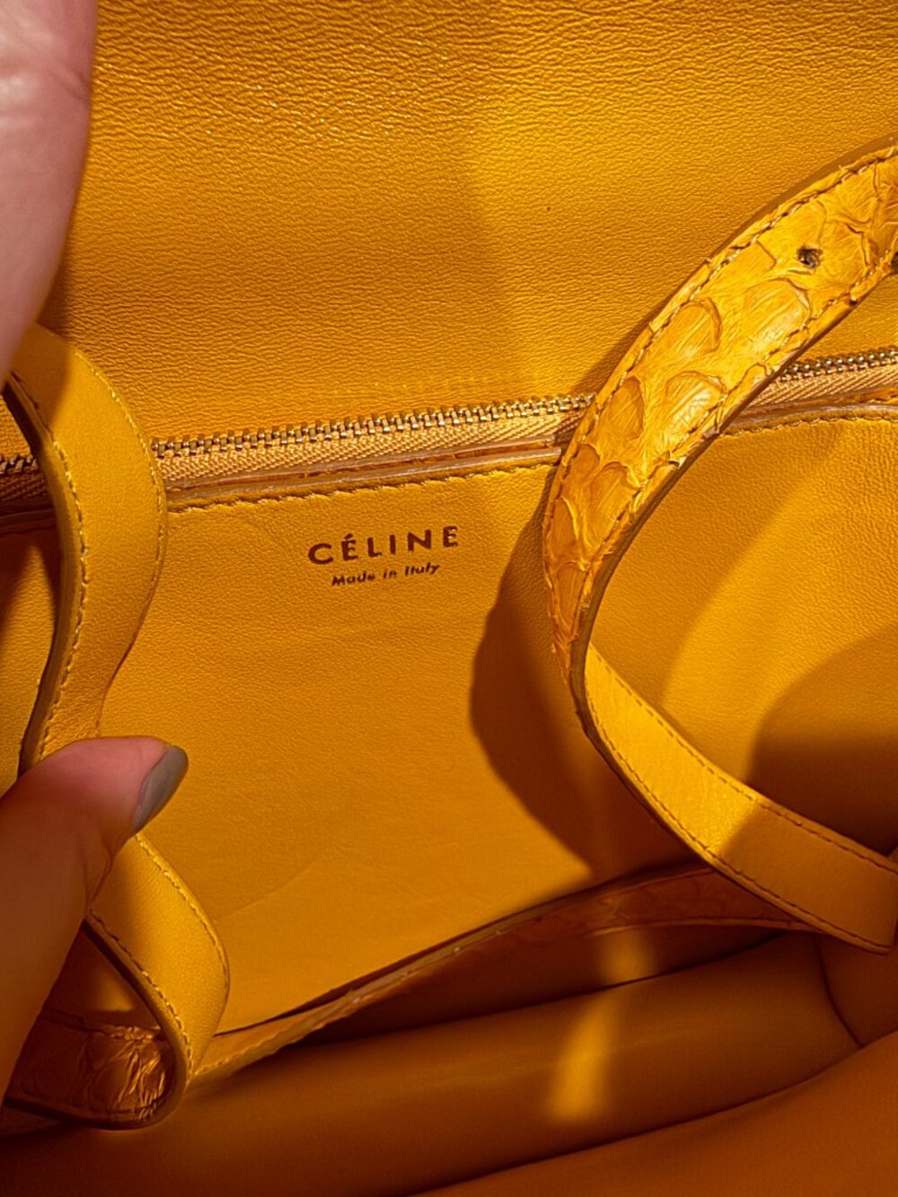 Celine Python Box - Medium - Picture 7 of 15